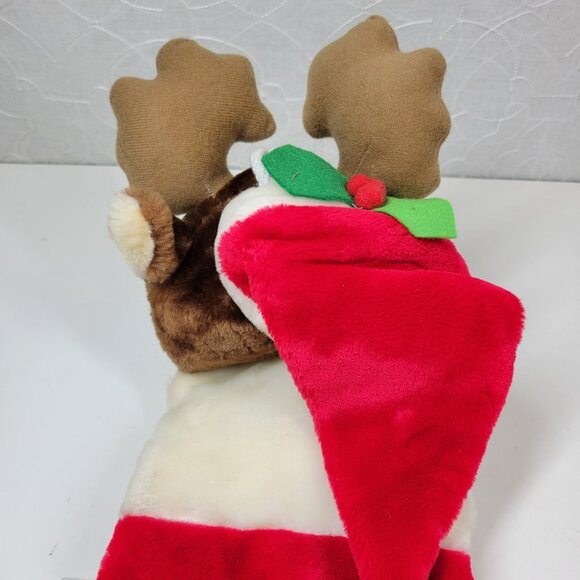 Vintage America Wego Moose‎ Christmas Stocking 20” Holiday Soft Plush Decoration - Picture 9 of 14
